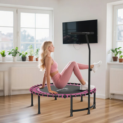 Mini trampoline 45 po, tapis d'exercice pliable