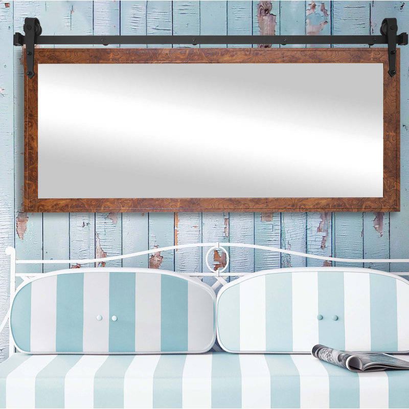 Neace Engineered Wood Flat Mirror, 31.5" x 70.5"