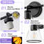 Matte Black Dimmable Vanity Light with Cone Glass Shade-133329489