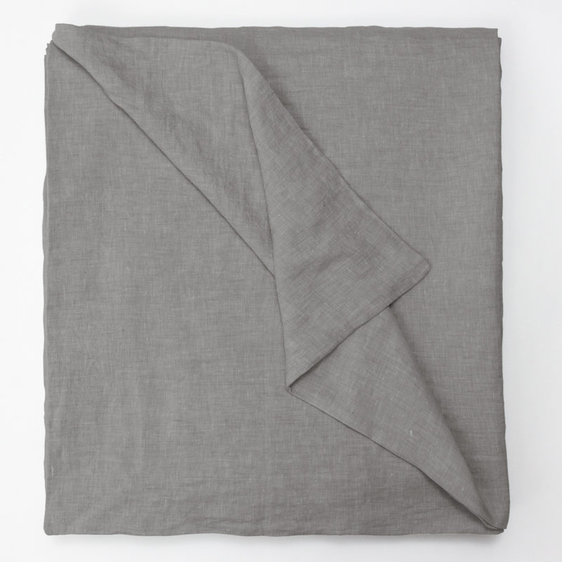 Damron Linen Duvet Cover - Queen, Queen Duvet Cover, Sea Glass