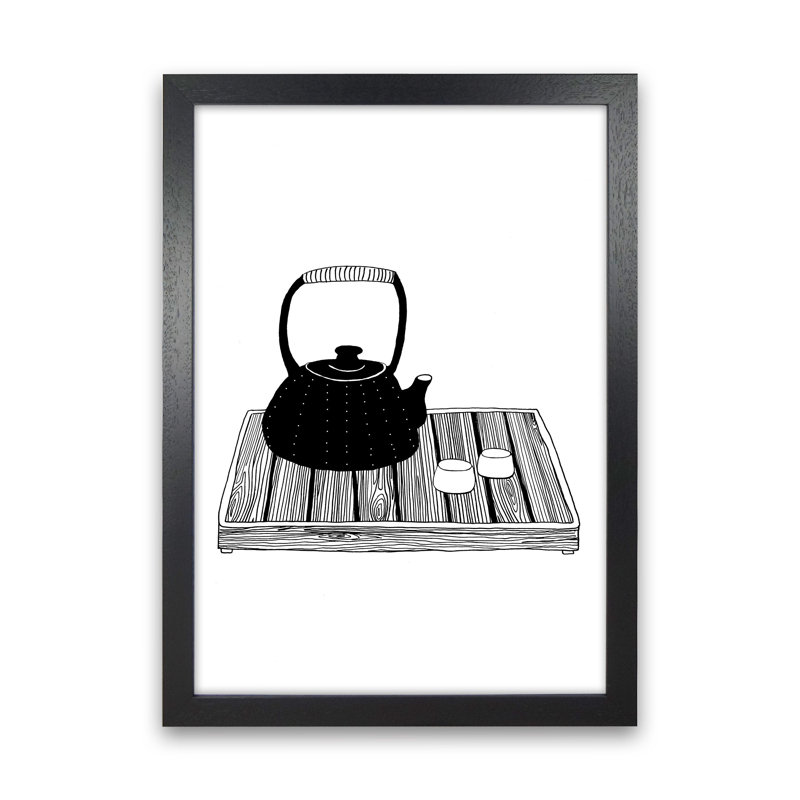 Chinese Tea by Carissa Tanton - Print, Black Framed, 88cm H x 64cm W x 3cm D