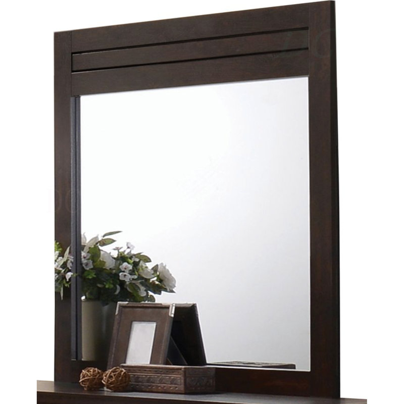 Panang Mahogany Finish Mirror