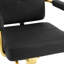 Fauteuil de coiffeur à tête carrée à dossier carré pivotant à 360 ° Inbox Zero-1357501453