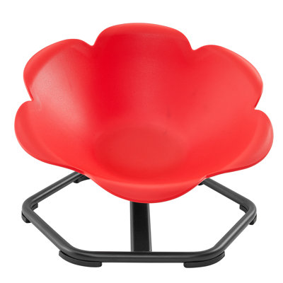 Fauteuil pivotant pour enfants de 3 à 12 ans, jouet sensoriel autiste avec capacité de 220 lb, siège assis et pivotant pour le TDAH, dossier de soutien pour le confort, améliore la coordination du corps, L 25,6 po x l 25,6 po, orange
