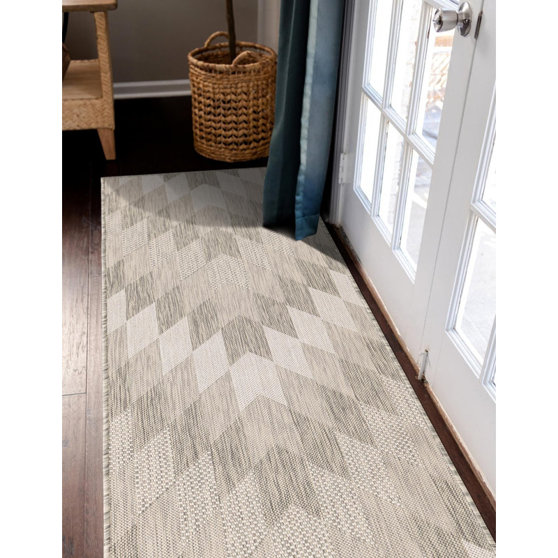 Aucun tapis gris Nykeia, Tapis de couloir 2 pi x 8 pi