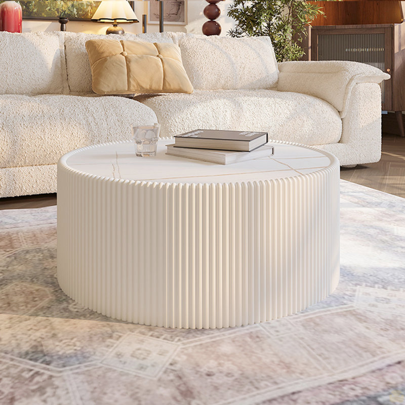 Table basse moderne en cuir