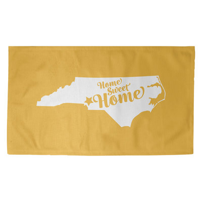 Tapis de la zone jaune doux home Charlotte
