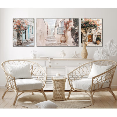 «Clay Courtyard II», art mural sur toile