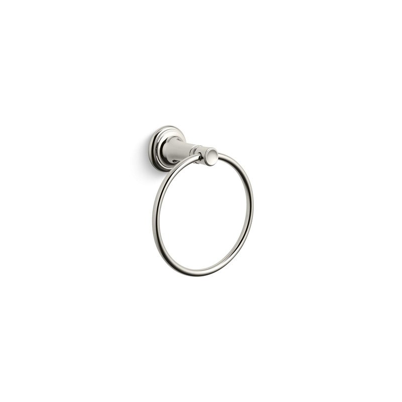 Bellis® Towel Ring, Nickel Silver