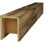 Poutre en bois brossé AmeriCraft, 3 côtés (poutre en U), l 7 1/2 po x H 9 1/2 po x L 120 po, finition jacobine, pin teinté