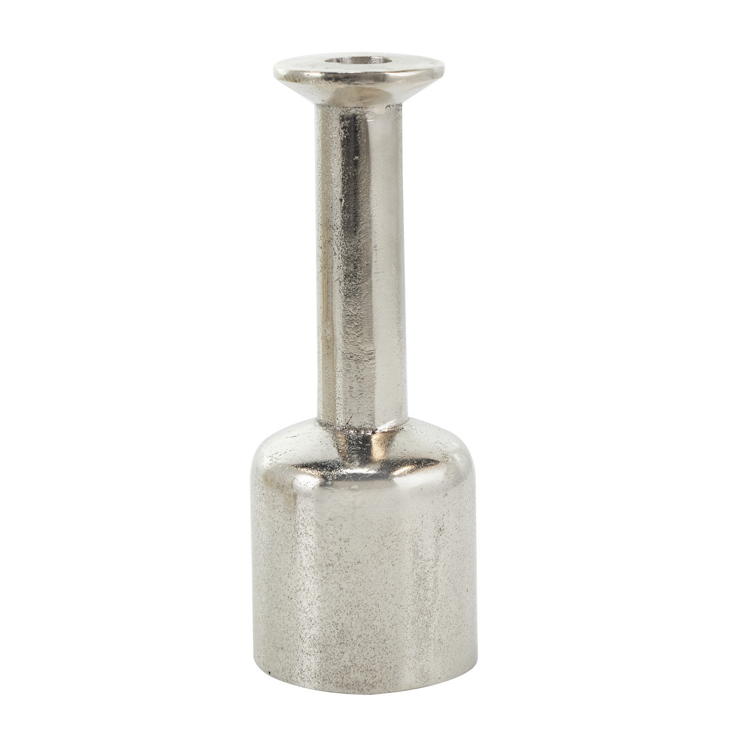 Galia Candlestick Holder, Silver