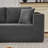 L-Shape Sectional Couch with Left Facing Chaise-1649949935