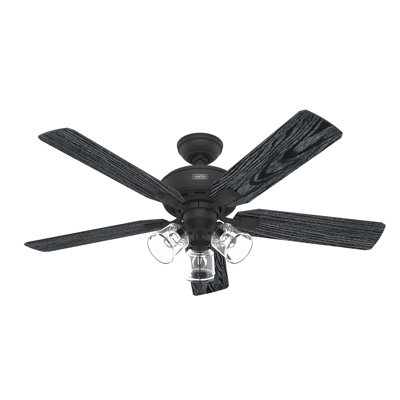 52" Rosner 5 - Blade Ceiling Fan With Lights and Pull Chains