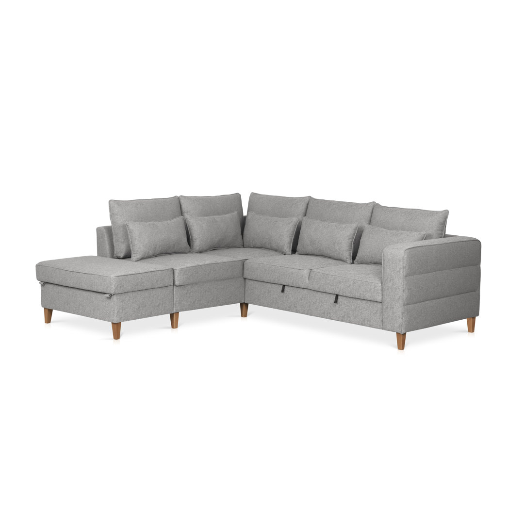 Ecksofa Degaglia mit Bettfunktion