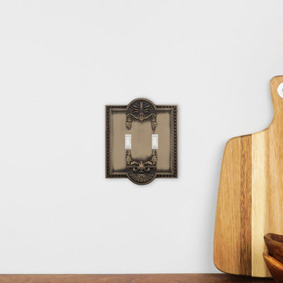 Meadows 2-Gang Toggle Wall Plate