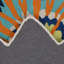 Floral Area Rug in Blue/Green/Orange-308707888