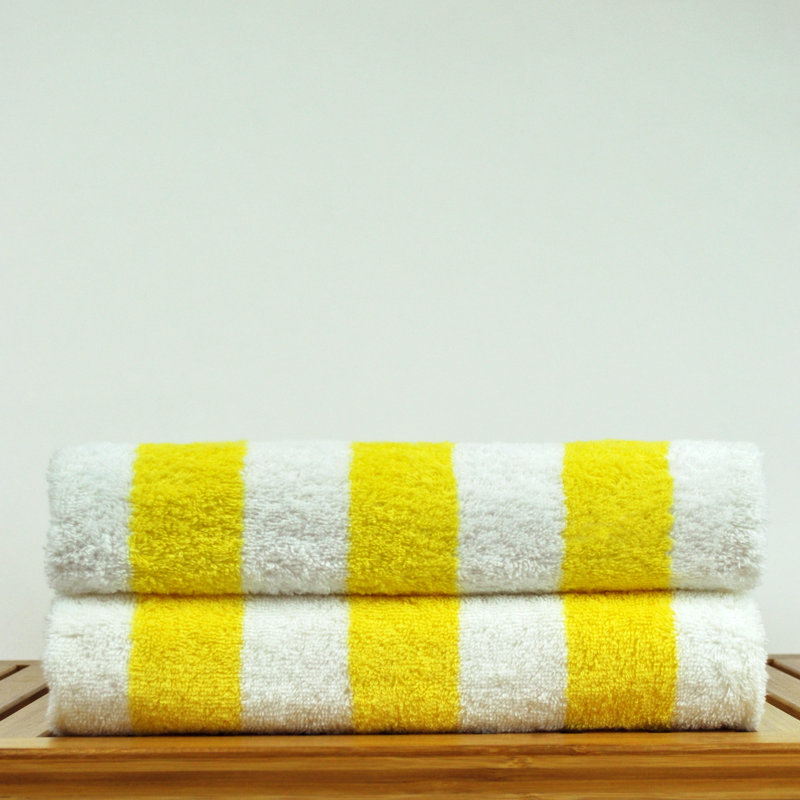 Luxury Super Plush Beach Towel, Yellow