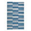 Boulder 5X8 Indoor Outdoor Handwoven Stripe Blue Area Rug By Classic Home-2066750119
