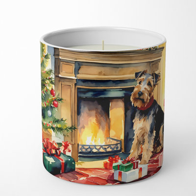 Christmas Tree Scented Tumbler Candle with Ceramic Holder