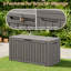 Boîte de rangement en résine 120 gallons - Rangement extérieur imperméable et verrouillable avec couvercle à fermeture en douceur-130920395