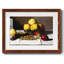Nature morte aux poires et aux raisins, 1867 - Reproduction encadrée rustique avec tableau mat-1521061688-1521061689