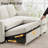 81" Sectional Sleeper Sofa, Pull Out Couch Bed With Storage, 2 In 1 L-Shaped Sofa Bed With Storage Chaise For Living Room, Apartment, Small Space-629757559