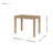 Damascus Acacia Solid Wood Dining Table-365432514-365432515