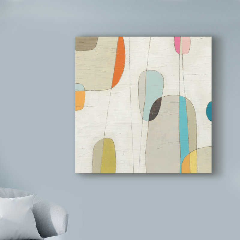 «Molecular Motion III», reproduction de peinture acrylique sur toile tendue, H 18 po x l 18 po x P 2 po