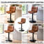 Tabouret de bar double à hauteur réglable et rembourré (ensemble de 2)-1657744599-1657744596