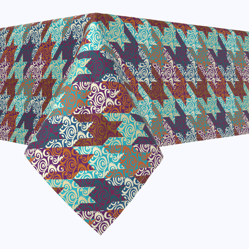 Thimeo Houndstooth Tablecloth, 84" x 84"