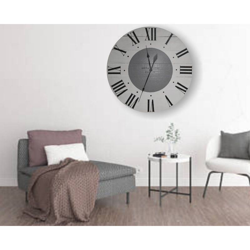 Horloge murale surdimensionnée Hiles, Grand