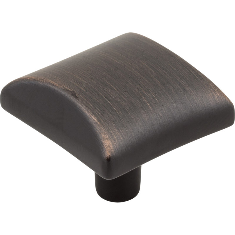 Glendale 1 1/8" Length Square Knob, Brushed Oil Rubbed Bronze