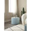 Ensemble de tables basses pour salon bleu doux, 2 tables gigognes rondes, solution pour petit espace