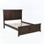 Grand lit avec tête de lit haute, pied de lit et charge USB-1099640749