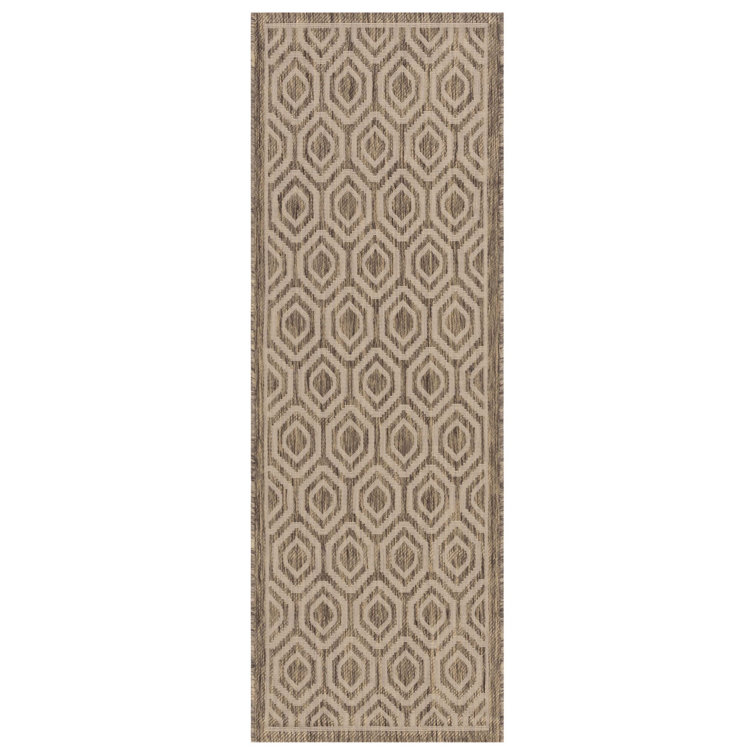 Deedrick Performance Geometric Indoor/Outdoor Area Rug