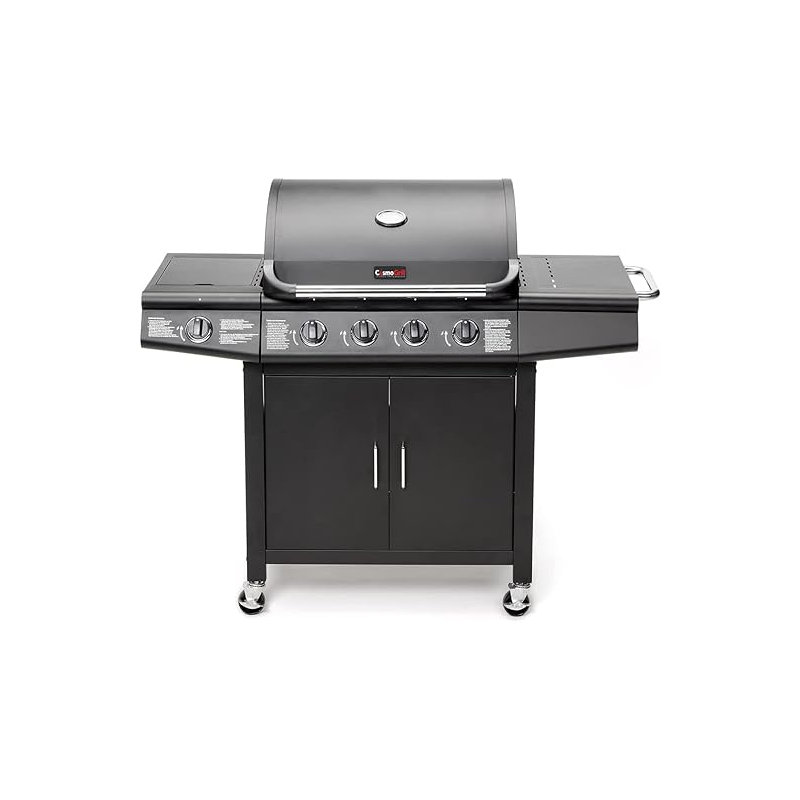 COSMOGRILL Deluxe 4+1 Gas Burner Grill Barbecue incl. Side Burner