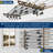 American Cherry 11 Rod Ceiling /Wall Rack-1180476082
