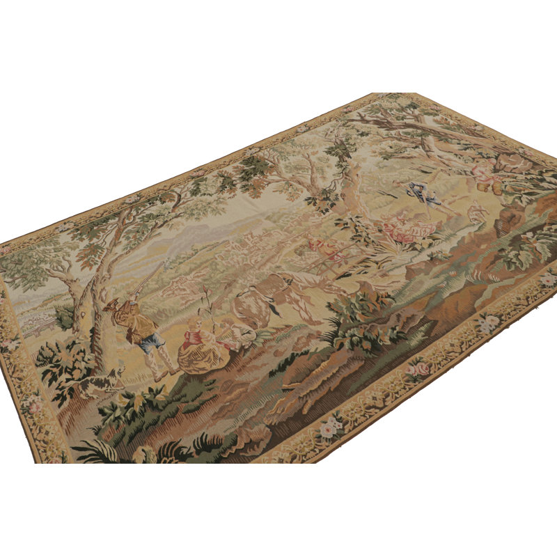 One-of-a-Kind Rectangle 5'10" X 8'10" Hand Knotted Area Rug