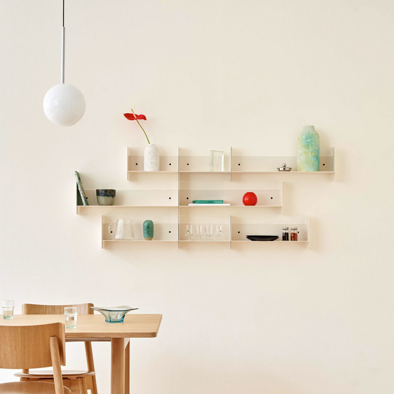 PLI Wall Shelf, 23.62"W, Cream White