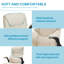 Computer Gaming Chair, Ergonomic High Back Heavy Duty Task Desk Office Chairs With Wheels, Flip-Up Arms, Adjustable Height-1454880335