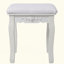 Ensemble de coiffeuse Princess avec miroir et tabouret rembourré, modes d'éclairage, coiffeuse en bois à 4 tiroirs pour chambre de fille, coiffeuse avec beaucoup de rangement-1467414802