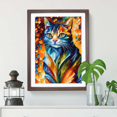 Cat Portrait No.5 - Framed Print