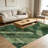 1PC distressed sage green geometric chevron vintage area rugs for Living Room, Soft, All seasons, Easy-maintain, Washable Indoor mat, Farmhouse suitable for dining table, entryway, bedroom, home office, patio, kitchen, Home Decor, Outdoor Decor.-2021911774