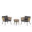 Fallow Rattan 2 - Person Seating Group with Cushions-507625623