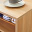 Table basse - Art géométrique et design pratique dans des tons de bois naturel