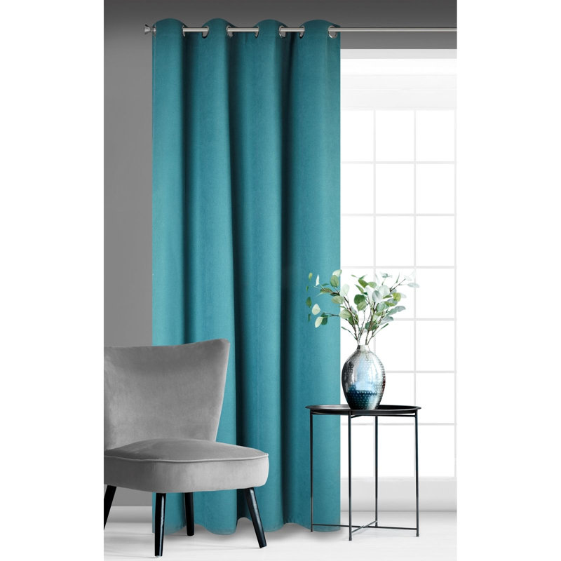 Hazelynn Semi Sheer Curtains Single Panel