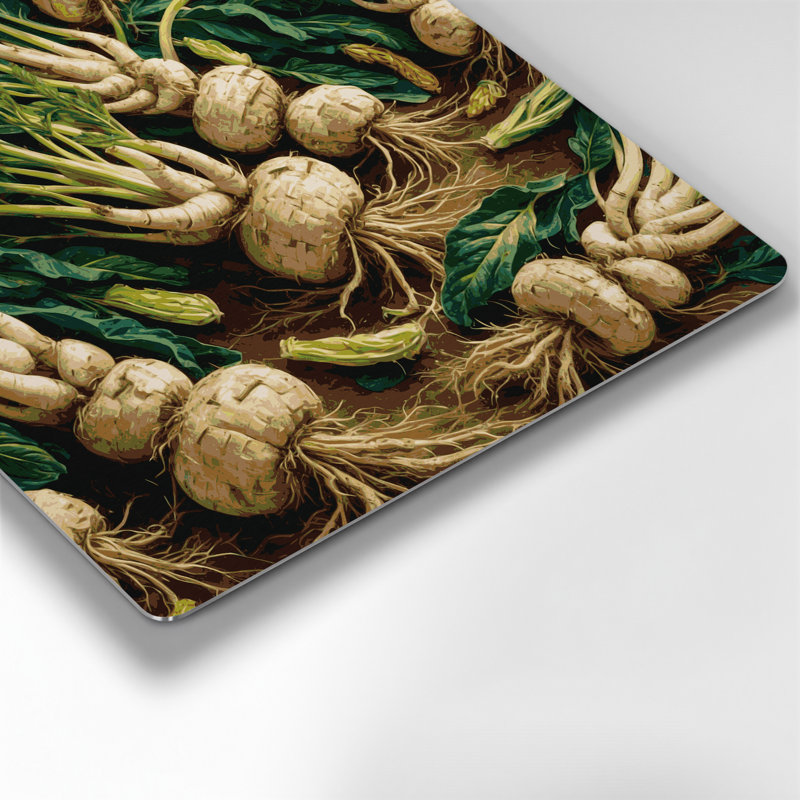 Légumes, art mural vert Arracacha, H 8 po x l 8 po