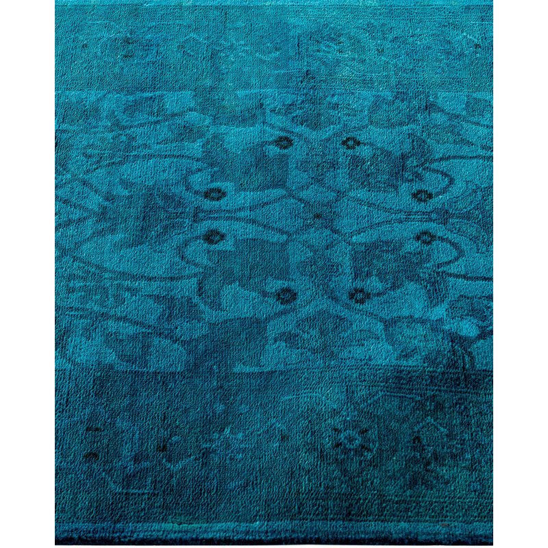 Overyed One-of-a-Kind Runner 2'5" X 14'3" Hand Knotted Area Rug