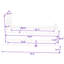 Lit plateforme simple en bois avec lit gigogne simple et lattes-510067997