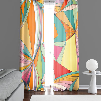 Daryel Semi Sheer Curtain Pair